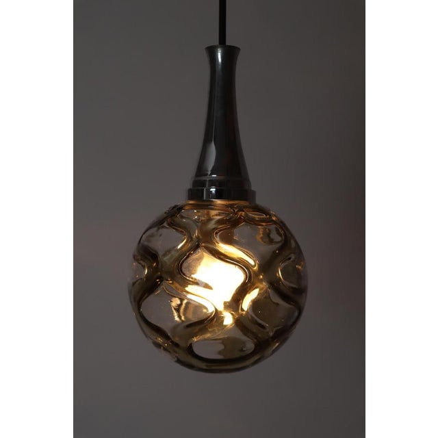 Murano Glass Pendant Lamp from Doria Leuchten, Germany, 1960s For Sale - Image 6 of 18