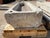 19th Century French Limestone Trough Basin With Iron Horse Tie Rings, Burgundy For Sale - Image 9 of 12