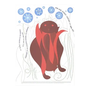 2006 Elizabeth Castagna 'The Poetry Project' Advertising Multicolor,Orange,Red,Brown,Black & White,Blue Offset Lithograph
