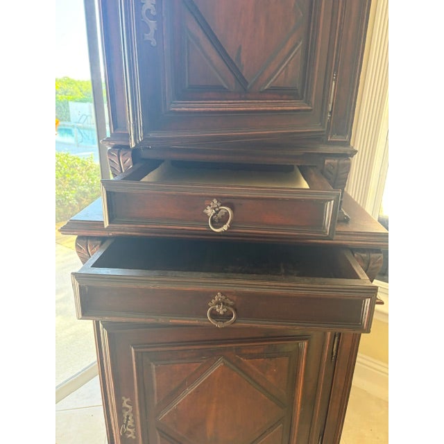 Antique French Louis XVI Buffet a Deux Corps or Cupboard, For Sale - Image 4 of 9
