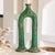 Art Deco Tamegroute Green Glazed Ceramic Sculptural Vase | One of a Kind For Sale - Image 3 of 6