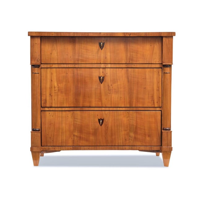Biedermeier Chest of Drawers with 3 Drawers in Cherry Wood, 1820 For Sale - Image 10 of 10