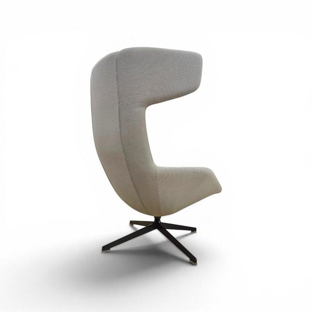 Gray Vintage Lounge Chair by Alfredo Häberli For Sale - Image 8 of 11