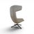 Gray Vintage Lounge Chair by Alfredo Häberli For Sale - Image 8 of 11