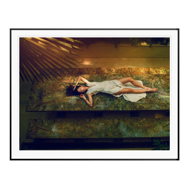 Dasha and Mari 'Italian Summer' Limited Edition Print Framed in Black For Sale