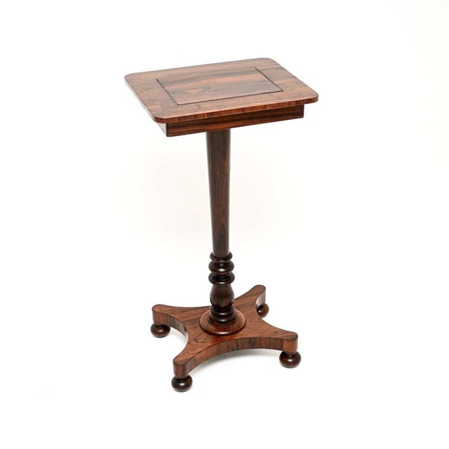 Brown Antique William IV Side Table, 1830 For Sale - Image 8 of 8