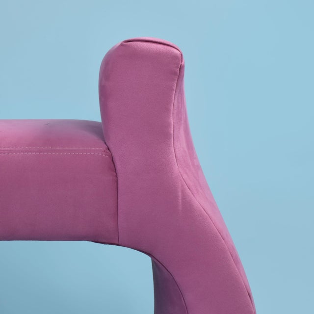 Mid-Century Modern Parsons Bench For Sale - Image 4 of 4