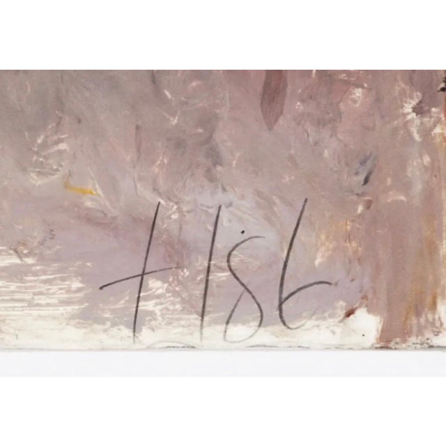Tom Lieber, Large Abstract Expressionist Color Monotype Oil Painting Tom Lieber Mixed Media, 1987 For Sale - Image 11 of 11