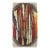 Vintage Swedish Rya Runner With Red-Orange Vertical Stripes - Rug & Kilim For Sale