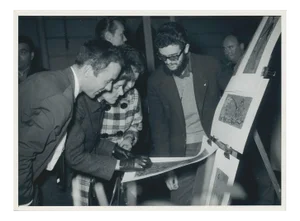 Erich Andres, Observing Art, Montmartre, Paris, France, 1950s, Black & White Photograph