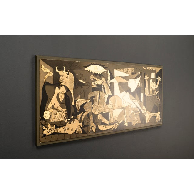 Mid-Century Modern Reproduction of Guernica after Picasso, 1970s For Sale - Image 3 of 11