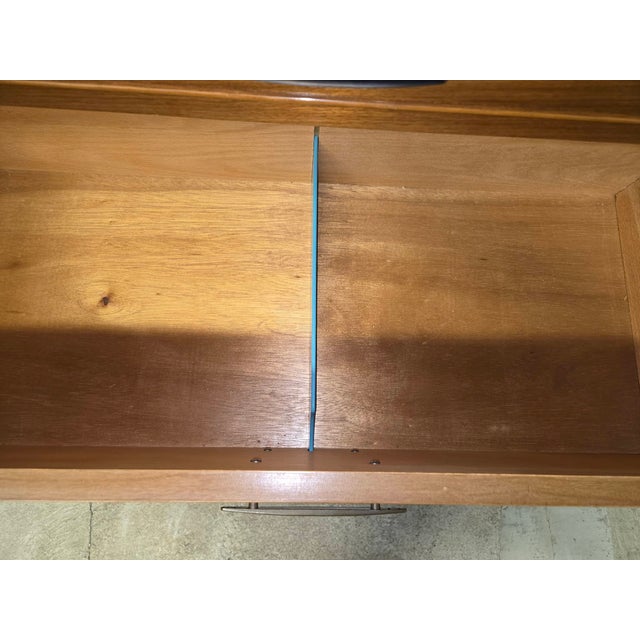 1960s Dixie Walnut Mid-Century Chest of Drawers For Sale - Image 10 of 12