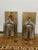 Brass Plate + Mercury Glass Wall Sconces, Pair For Sale - Image 9 of 12