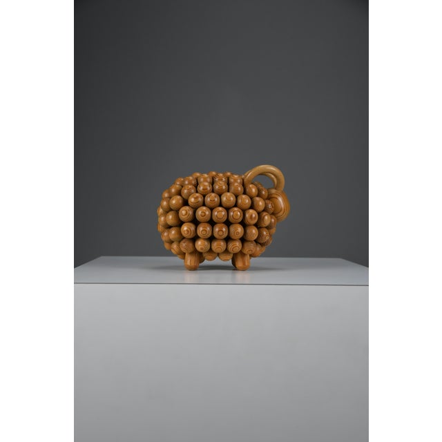 Aarikka Kaija, Passi Aries Sculpture, 1973, Wood For Sale - Image 13 of 14