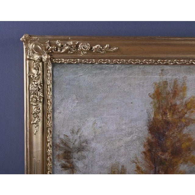 Louis XVI Style Giltwood Trumeau Mirror, Early 20th Century For Sale - Image 10 of 18