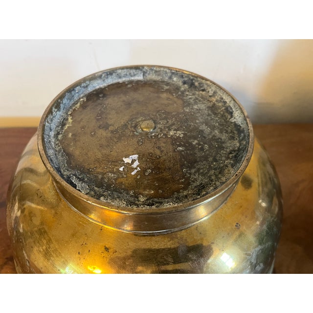 Antique 18th Century Dutch Brass Footed Fruit Bowl For Sale - Image 10 of 14