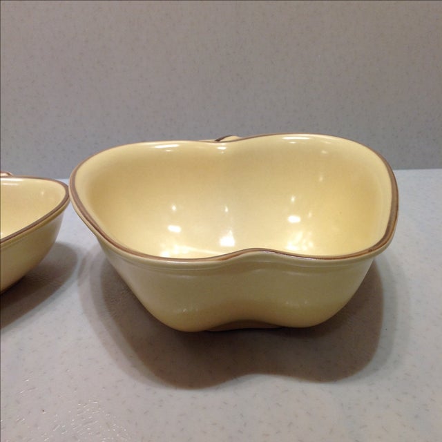 Apple-Shaped Serving Dishes - A Pair For Sale In Chicago - Image 6 of 8