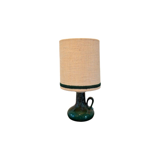 Fat Lava Table Lamp with Fabric Shade, Germany, 1970s For Sale - Image 15 of 15