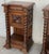 Mid 19th Century Pair of Solid Carved Brutalist French Nightstands with Solomonic Columns For Sale - Image 17 of 18