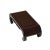 Elevate your display with the Reddish Brown Scroll Leg Rectangular Wood Display Stand Easel. This beautifully crafted...