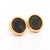 Classical Roman 1990s Authentic Roman Coin 14k Gold Bezel Set Stud Earrings With Lever Backs, A Pair For Sale - Image 3 of 8