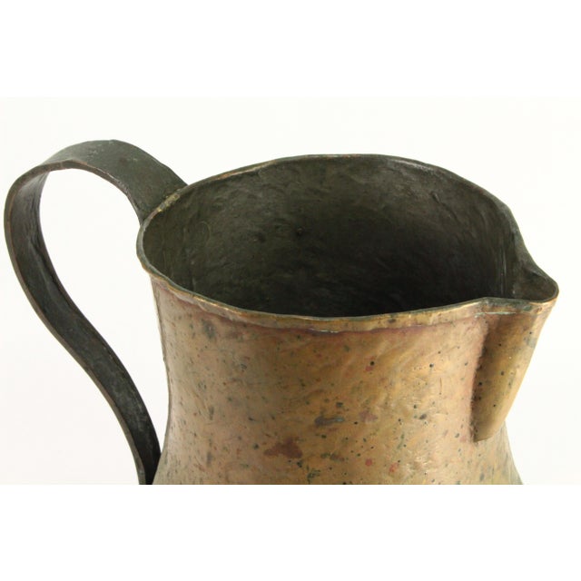 19th C. Hand Hammered Copper Pitcher Jug, For Sale - Image 10 of 18