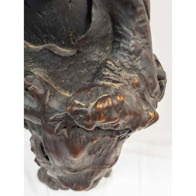 Large Chinese or Japanese Carved Rootwood Sculpture For Sale In New York - Image 6 of 13