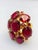 Bochic “Orient” Vintage Natural Ruby Cocktail Ring Set In 18K Gold & Silver with Certificate Natural Center Ruby - 8.00...