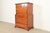 English L. & J. G. Stickley Georgian Solid Cherry Wood Eight-Drawer Highboy Dresser, 1957 For Sale - Image 3 of 15