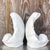 Vintage Coastal Glazed Ceramic Clam Shells - a Pair For Sale - Image 14 of 14