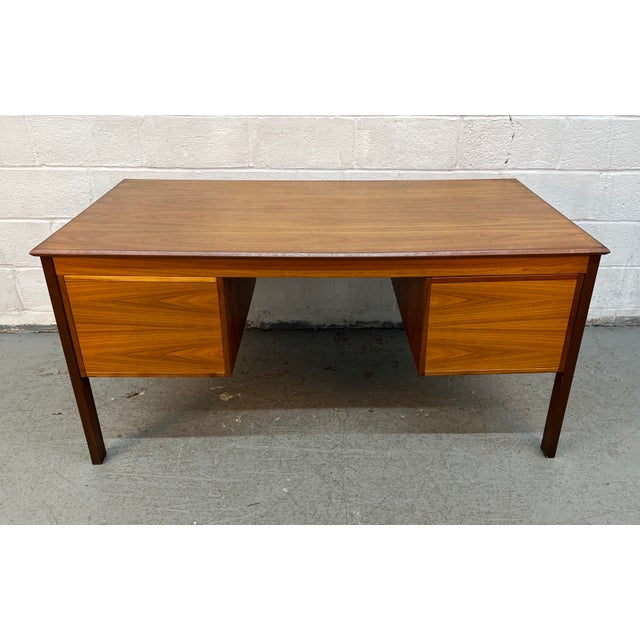 Mid 20th Century Farso Stolefabrik for Maurice Villency Mid Century Danish Teak Desk For Sale - Image 18 of 18