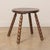 French 1940s French Bobbin Wood Side Table For Sale - Image 3 of 8