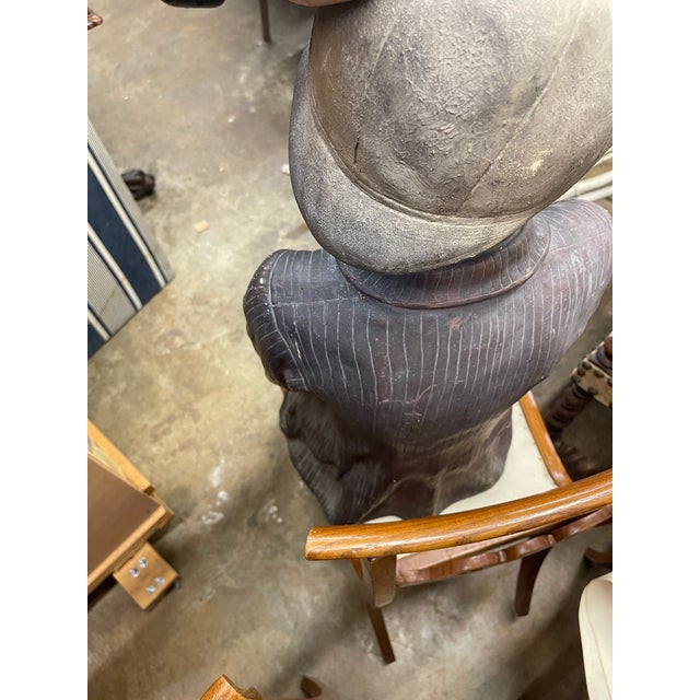 Sculpture Materials Late 19th Century Terracotta Sculpture of Seated Young Boy For Sale - Image 7 of 10