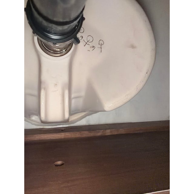 Italian Hand Painted Sink For Sale In Little Rock - Image 6 of 7
