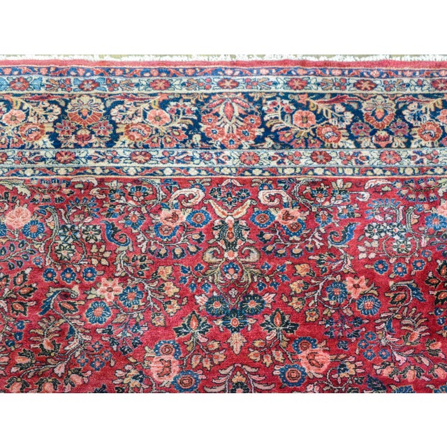 1930s Early 20th Century Sarouk Rug For Sale - Image 5 of 13
