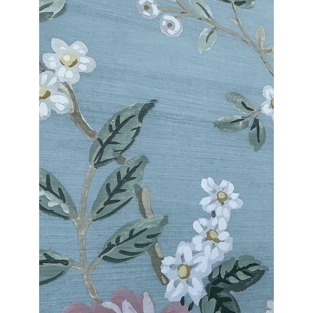 Vintage Regency Wallpaper Panel Room Divider For Sale - Image 9 of 12