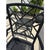 Black Vintage Restored Chinoiserie Patio Dining Set by Meadowcraft For Sale - Image 8 of 12