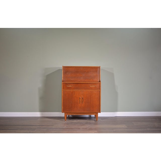 Mid-Century Teak Secretary from Jentique, 1960s For Sale - Image 9 of 10