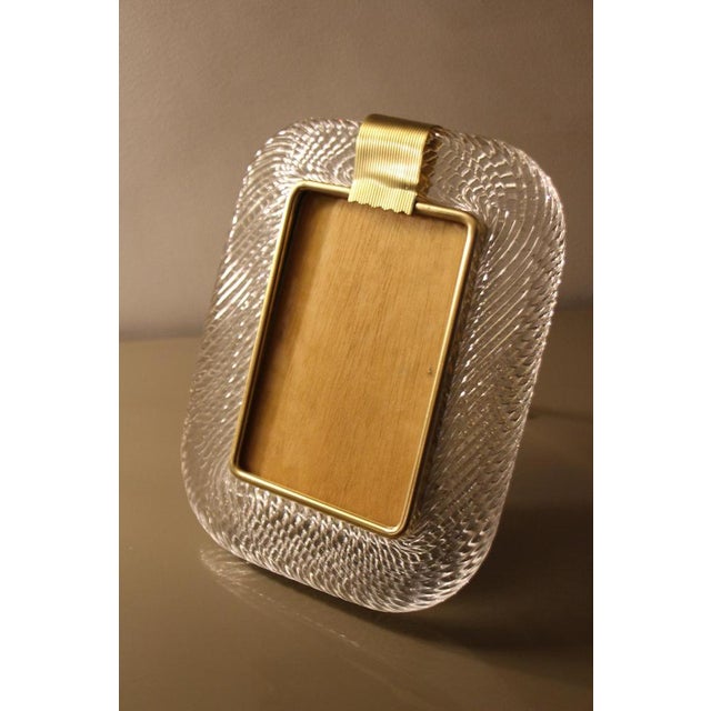 Murano Glass Photo Frame, 2000s For Sale - Image 6 of 12