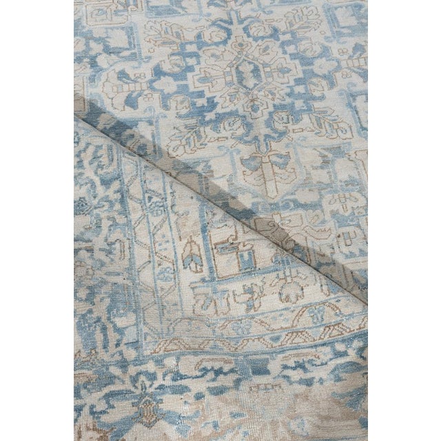 Vintage Heriz Rug 9ft 8in X 12ft 10in For Sale - Image 11 of 12