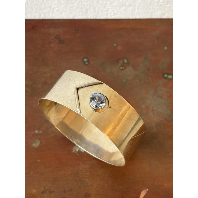 Art Deco 935 Silver Bangle with Laurin Hallmark by Eugen Dettinger Pforzheim, Germany, 1930s For Sale - Image 12 of 12