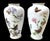 Franklin Porcelain the Meadowland Butterfly Vase John Wilkinson 1981. Set of 2 For Sale - Image 4 of 8