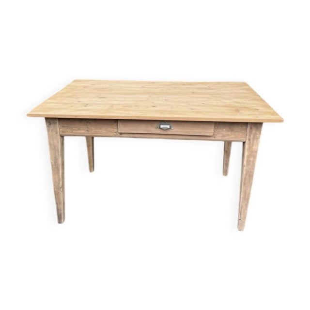 Country-Style Table with Two Drawers, 1930s For Sale - Image 13 of 13