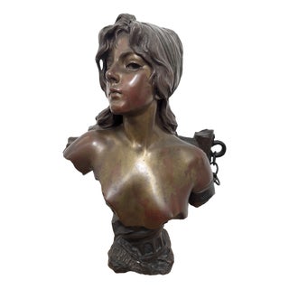 Emmanuel Villanis, Nude Capture, 19th Century, Bronze For Sale