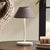 Alluna Cordless Led Lamp 10" - Gray Linen Shade/White Base For Sale - Image 11 of 11