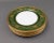 Vintage Aynsley England Imperial 193 Laurel Green Gold Salad Plates- Set of 6 For Sale - Image 4 of 9