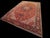 Brown Antique Persian Heriz Carpet Handmade Wool Oriental Rug, Rust, Navy, Ivory, Gold For Sale - Image 8 of 18