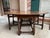 Antique English Wake Dining Table Drop Leaf Barley Twist Jacobean Oak Console For Sale - Image 9 of 18
