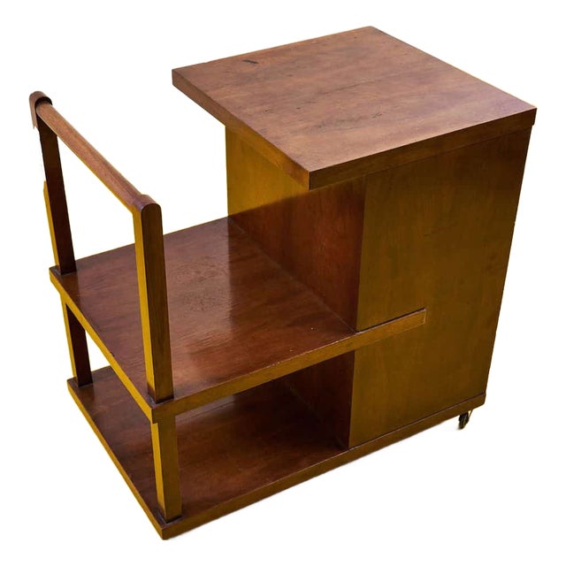 Vintage Wooden Container Trolley, 1930s For Sale