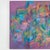 Abstract Abstract Cubist Polychrome Cityscape With Purple and Turquoise For Sale - Image 3 of 13